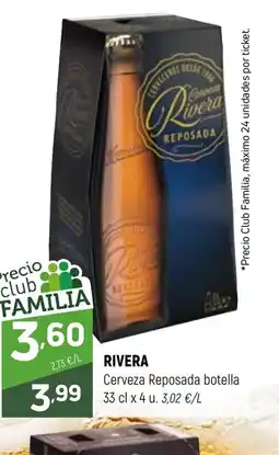 Coviran RIVERA Cerveza Reposada botella oferta
