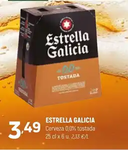 Coviran ESTRELLA GALICIA Cerveza 0,0% tostada oferta