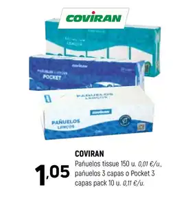 Coviran COVIRAN Pañuelos tissue oferta