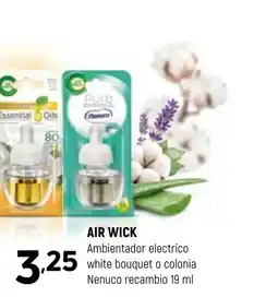 Coviran AIR WICK Ambientador electrico white bouquet o colonia Nenuco recambio oferta