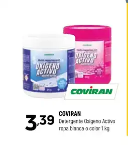 Coviran COVIRAN Detergente Oxígeno Activo ropa blanca o color oferta