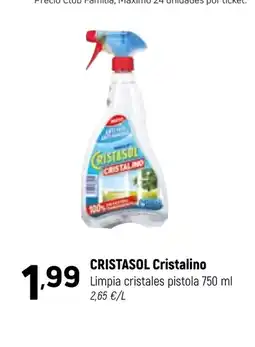 Coviran CRISTASOL Cristalino Limpia cristales pistola oferta