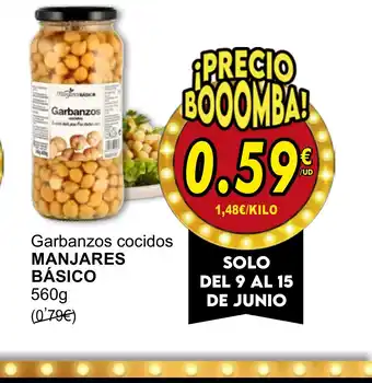MANJARES BÁSICO Garbanzos cocidos