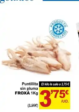 SPAR FROXÁ Puntillita sin pluma oferta