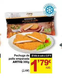 SPAR ARTIQ Pechuga de pollo empanada oferta