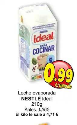 SPAR NESTLÉ Leche evaporada Ideal oferta