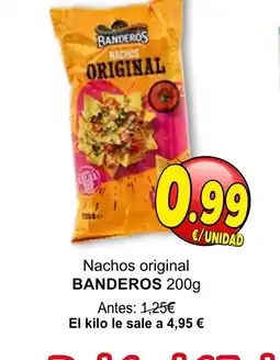 SPAR BANDEROS Nachos original oferta
