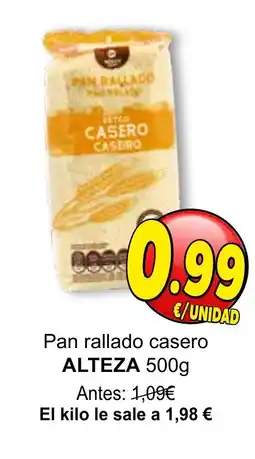 SPAR ALTEZA Pan rallado casero oferta