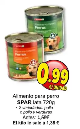 SPAR SPAR Alimento para perro oferta