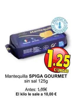 SPAR SPIGA GOURMET Mantequilla oferta