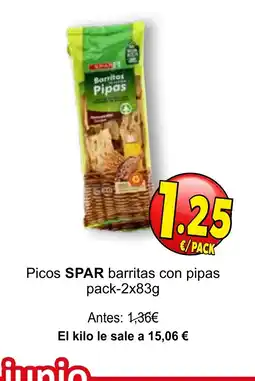 SPAR SPAR Picos barritas con pipas oferta