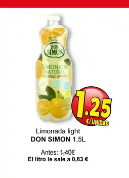 SPAR DON SIMON Limonada light oferta