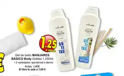 SPAR MANJARES BÁSICO Gel de baño Body oferta
