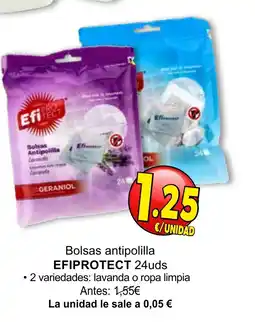 SPAR EFIPROTECT Bolsas antipolilla 24uds oferta