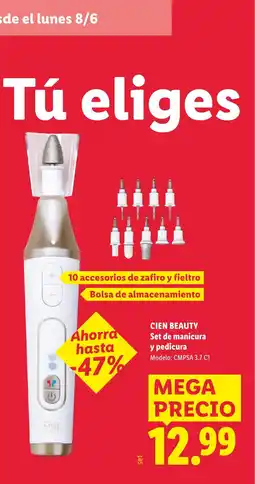 Lidl CIEN BEAUTY Set de manicura y pedicura oferta