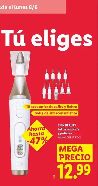 Lidl CIEN BEAUTY Set de manicura y pedicura oferta