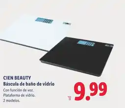 Lidl CIEN BEAUTY Báscula de baño de vidrio oferta