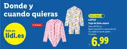 Lidl LUPILU Traje de baño entero oferta