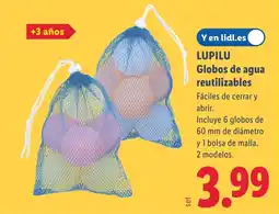 Lidl LUPILU Globos de agua reutilizables oferta