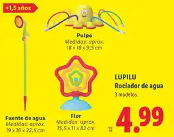 Lidl LUPILU Rociador de agua oferta