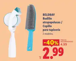 Lidl BELDRAY Rodillo atrapapelusas / Cepillo para tapicería oferta