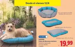Lidl ZOOFARI Camas de descanso exteriores oferta