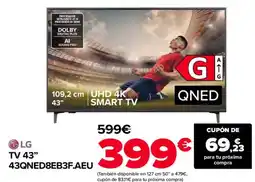 Carrefour LG Tv 43" 43qned8eb3f.aeu oferta