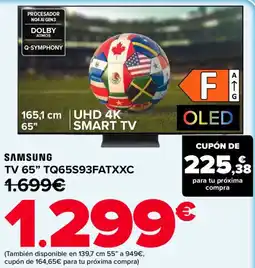 Carrefour SAMSUNG Tv 65" tq65s93fatxxc oferta