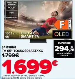 Carrefour SAMSUNG Tv 65" tq65qs95fatxxc oferta