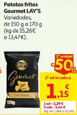 Alcampo Lay's Patatas fritas Gourmet oferta