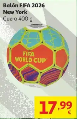Alcampo Balón FIFA 2026 New York Cuero oferta