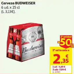 Alcampo Budweiser Cerveza oferta
