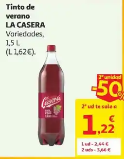 Alcampo La Casera Tinto de verano oferta