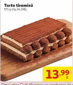 Alcampo Tarta tiramisú oferta