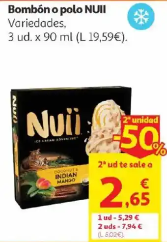 Alcampo Nuii Bombón o polo oferta