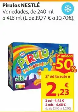 Alcampo Pirulos nestlé oferta