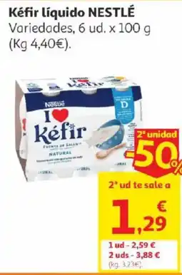 Alcampo Kéfir líquido nestlé oferta