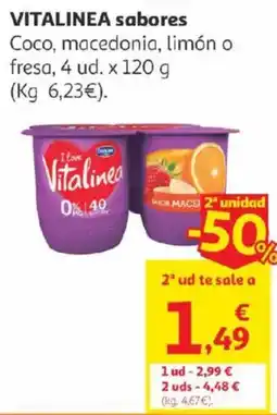 Alcampo Vitalinea sabores oferta
