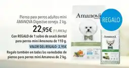 El Corte Inglés Amanova Pienso para perros adultos mini oferta