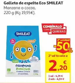 Alcampo Smileat Galleta de espelta Eco oferta