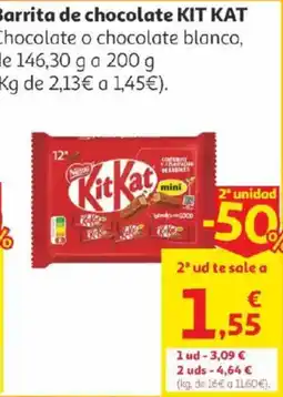 Alcampo Kit Kat Barrita de chocolate oferta