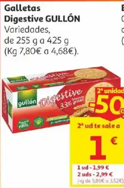 Alcampo Gullón Galletas digestive oferta