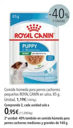 El Corte Inglés Royal Canin Comida húmeda para perros cachorros pequeños en salsa oferta