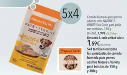 El Corte Inglés Nature's Variety Comida húmeda para perros adultos mini No Grain paté pollo con verduras oferta