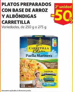 Alcampo Carretilla Platos preparados con base de arroz y albóndigas oferta