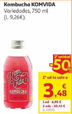 Alcampo Komvida Kombucha oferta