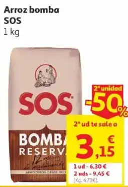Alcampo Sos Arroz bomba oferta