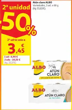 Alcampo Albo Atún claro oferta