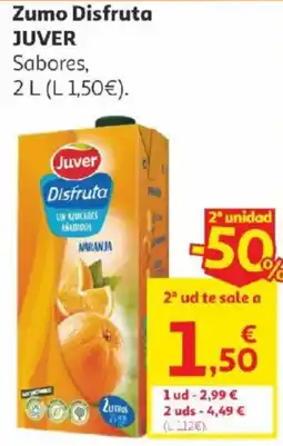 Alcampo Juver Zumo Disfruta oferta