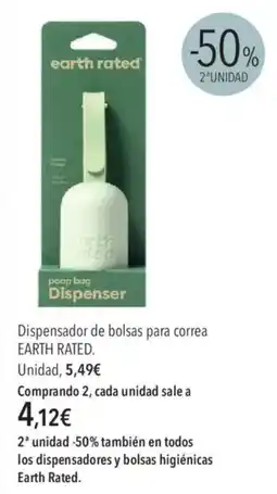 El Corte Inglés Earth Rated Dispensador de bolsas para correa oferta